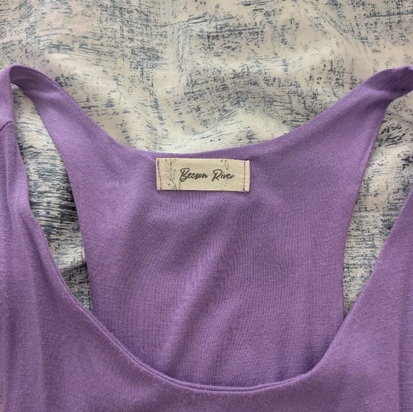 Purple Racerback Maxi Dress - Picture 2 of 2